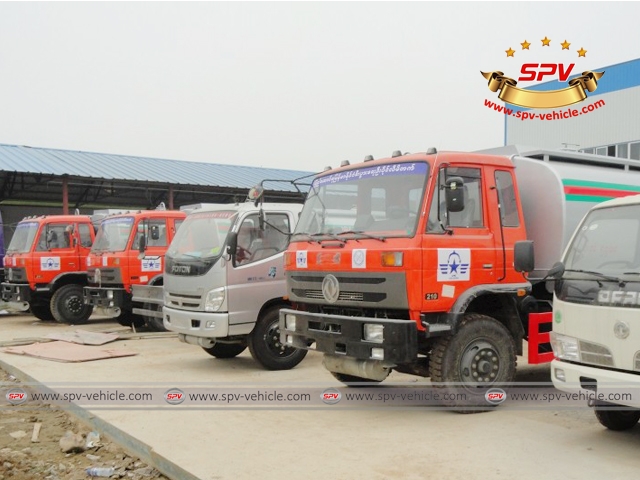 3 Units of Fuel Tank Truck Dongfeng-6X4-Shipped to Sudan-LF 3 Units of Fuel Tank Truck Dongfeng-6X4-Shipped to Sudan